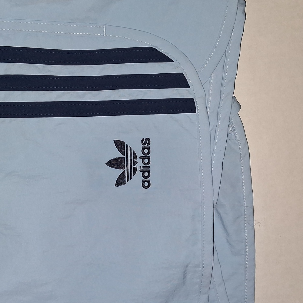 Adidas Originals Sprinter Shorts Size-XL Light Blue/Navy NWT - Picture 3 of 5
